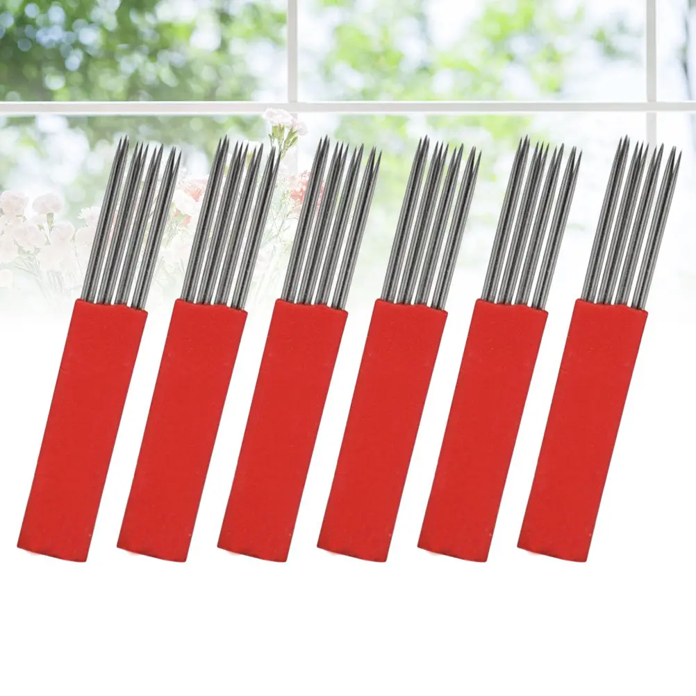 50pcs Eyebrow Blades Microblading Needle Tools Stainless Steel Portable Practical Makeup For Women 4 Groups 12 Units Red
50pcs Eyebrow Blades Microblading Needle Tools Stainless Steel Portable Practical Makeup For Women 4 Groups 12 Units Red