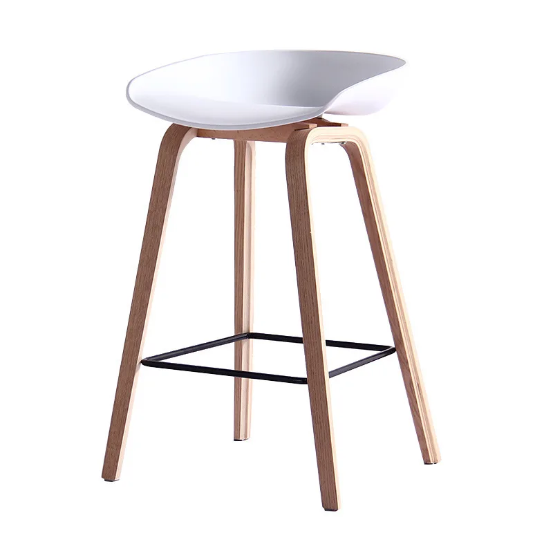Modern simple home Nordic front desk bar chair, solid wood leisure designer high stool
Modern simple home Nordic front desk bar chair, solid wood leisure designer high stool