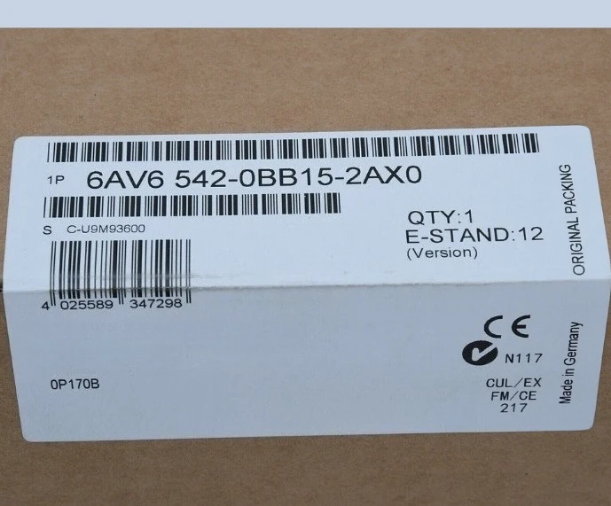 6AV6542-0BB15-2AX0 1PCS Brand New 6AV65420BB152AX0 Fast delivery
6AV6542-0BB15-2AX0 1PCS Brand New 6AV65420BB152AX0 Fast delivery