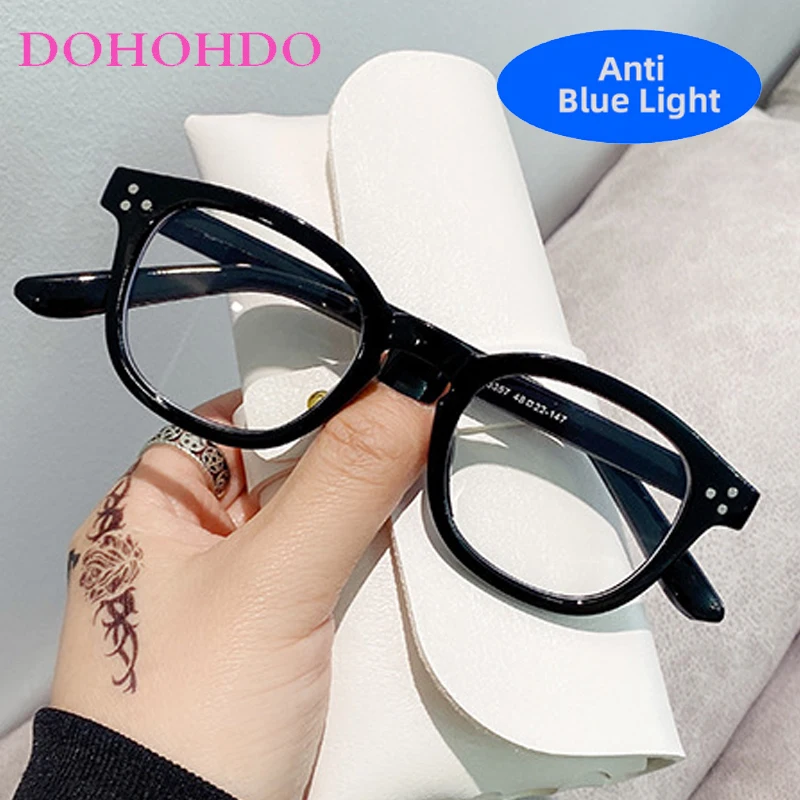 Retro Fashion Luxury Brand Designer Oval Rivets Optical Glasses Fro Men Women Classic Computer Gaming Anti-Blue Light Eyeglasses
Retro Fashion Luxury Brand Designer Oval Rivets Optical Glasses Fro Men Women Classic Computer Gaming Anti-Blue Light Eyeglasses