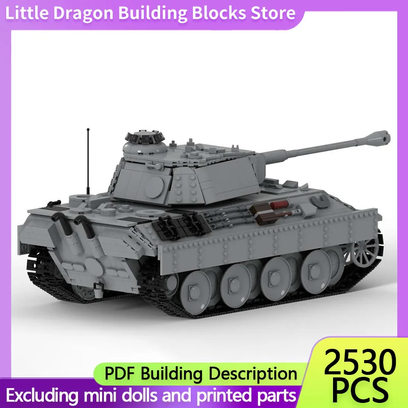 Модель военного оборудования MOC, строительные кирпичи, пантера, WW2, военные танки, модульные технологии, подарки, праздник, сборка, детские игрушки, костюм 
Модель военного оборудования MOC, строительные кирпичи, пантера, WW2, военные танки, модульные технологии, подарки, праздник, сборка, детские игрушки, костюм