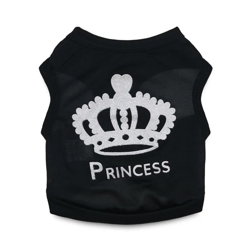 Black Crown Dog Vest Pet Summer Clothes Cat Teddy Sleeveless T-Shirt Breathable Schnauzer Pullover Dog Products
Black Crown Dog Vest Pet Summer Clothes Cat Teddy Sleeveless T-Shirt Breathable Schnauzer Pullover Dog Products