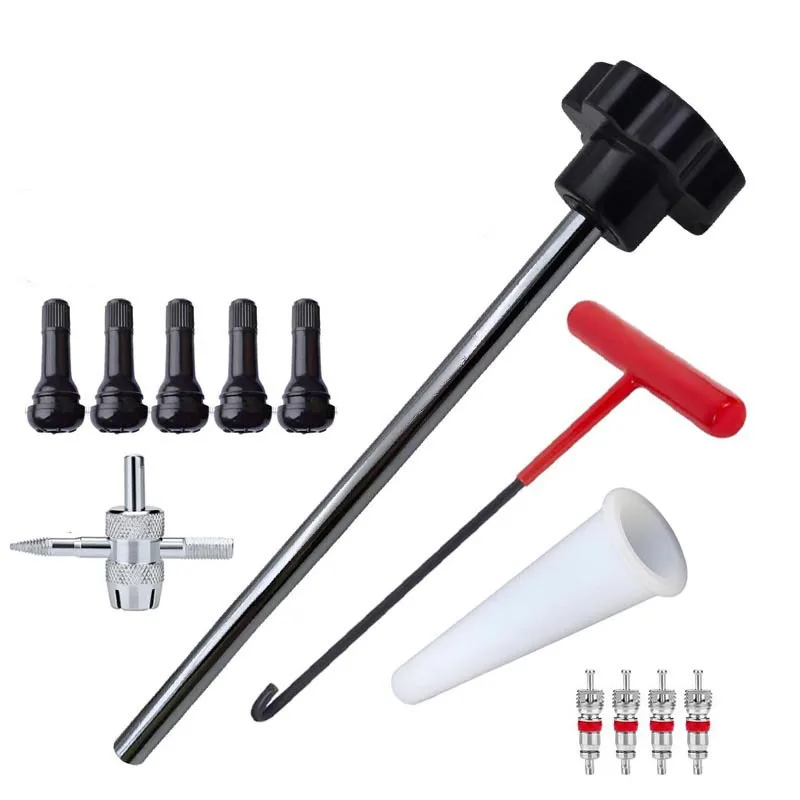 3/13pcs Valve Stem Tool Kit Metal Tire Installer Tool Car Puller Wheel Tire Remover T-Hook Replacement Motorcycle Accessories
3/13pcs Valve Stem Tool Kit Metal Tire Installer Tool Car Puller Wheel Tire Remover T-Hook Replacement Motorcycle Accessories
