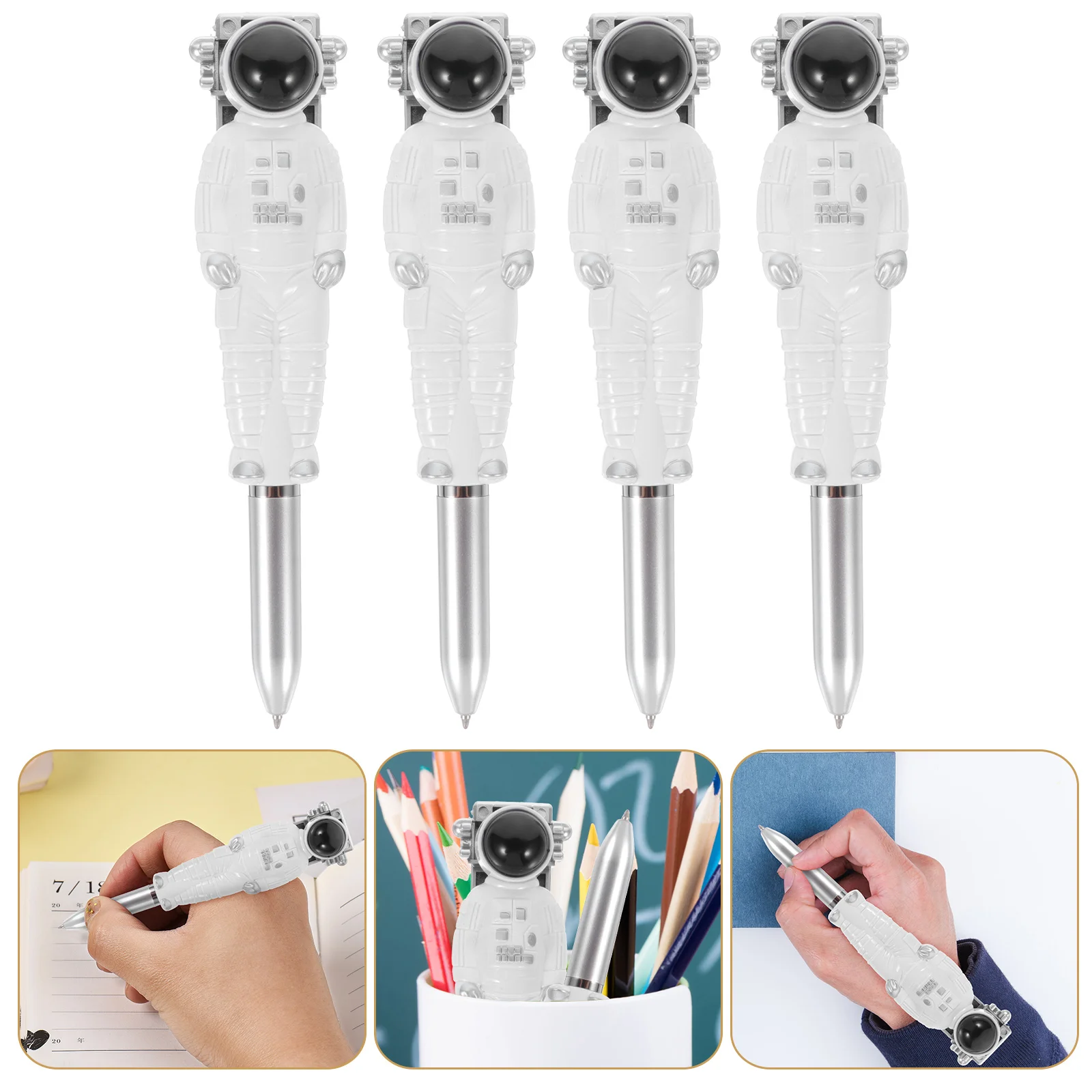 4 Pcs Commemorative Pens Ballpoint Pen ABS Quick Dry Ink Portable Creative Student Commemorative Pens for Gift
4 Pcs Commemorative Pens Ballpoint Pen ABS Quick Dry Ink Portable Creative Student Commemorative Pens for Gift