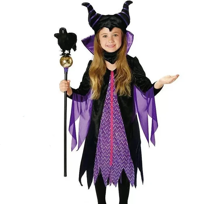 Purple Powerful Fairy Enfant Carnival Halloween Fancy Dress Up Evil Vampire Anime Cosplay Enfants Black Dark Witch Costume
Purple Powerful Fairy Enfant Carnival Halloween Fancy Dress Up Evil Vampire Anime Cosplay Enfants Black Dark Witch Costume