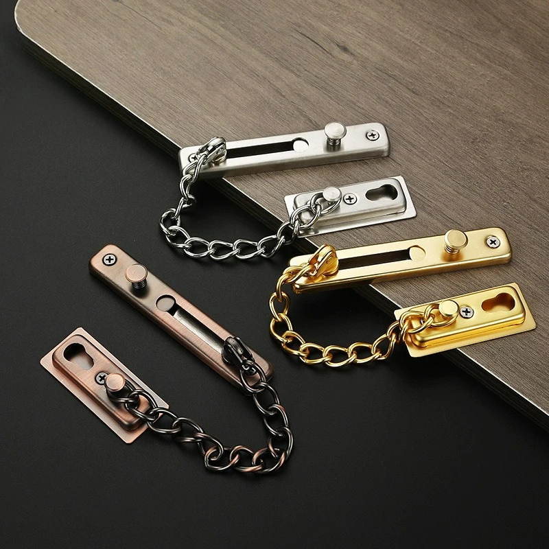 Anti Theft Chain, Household Door Lock Buckle Safety Lock Window Buckle, Reverse Lock Pin, No Punching/punching Anti-theft Buckle 
Anti Theft Chain, Household Door Lock Buckle Safety Lock Window Buckle, Reverse Lock Pin, No Punching/punching Anti-theft Buckle