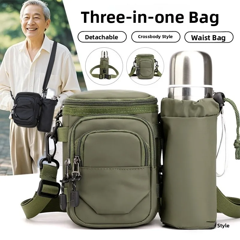 Oxford Cloth Men's Shoulder Bag Crossbody Worksite Bag Multi-Functional Single-Shoulder Waist Bag for Elderly People
Oxford Cloth Men's Shoulder Bag Crossbody Worksite Bag Multi-Functional Single-Shoulder Waist Bag for Elderly People