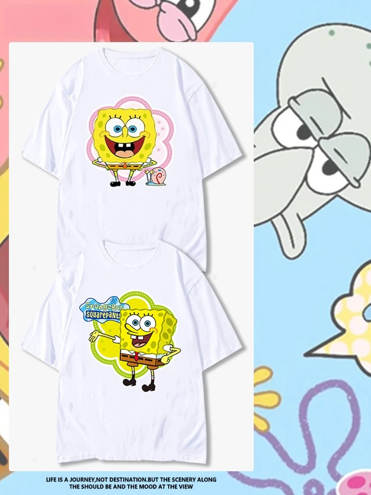 SpongeBob SquarePants Short-sleeved T-shirt Men's Summer Loose Short-sleeved Cartoon Two-dimensional Peripheral Children's Top
SpongeBob SquarePants Short-sleeved T-shirt Men's Summer Loose Short-sleeved Cartoon Two-dimensional Peripheral Children's Top