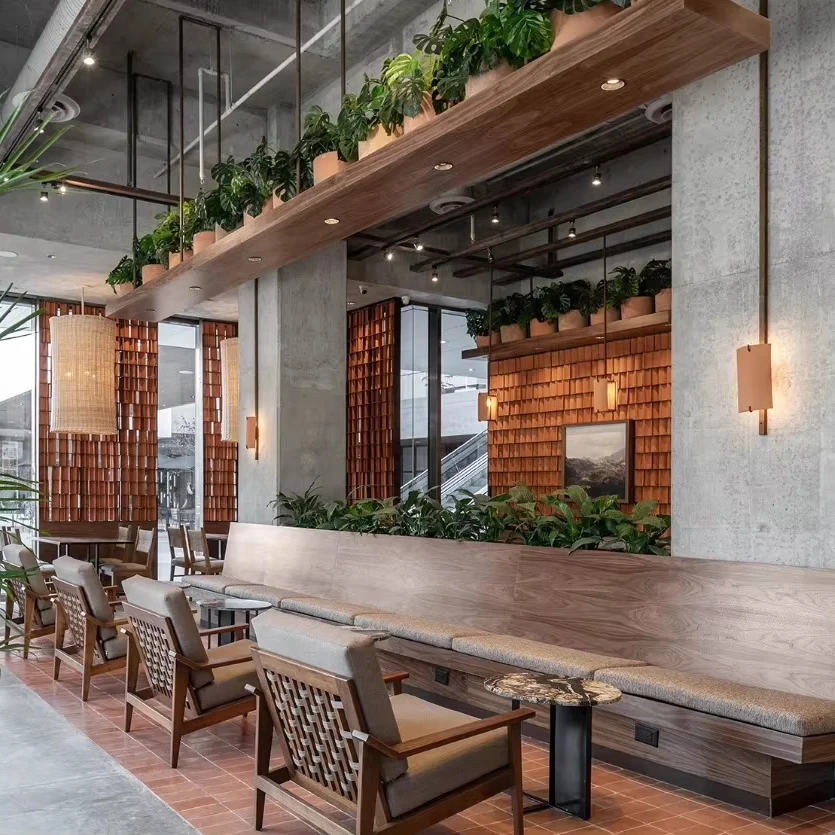 Коммерческий дизайн интерьера Sanhai, современный лаконичный стиль, кофейня, деревянный пол, план 3D-рендеринга, строительный рисунок
Коммерческий дизайн интерьера Sanhai, современный лаконичный стиль, кофейня, деревянный пол, план 3D-рендеринга, строительный рисунок