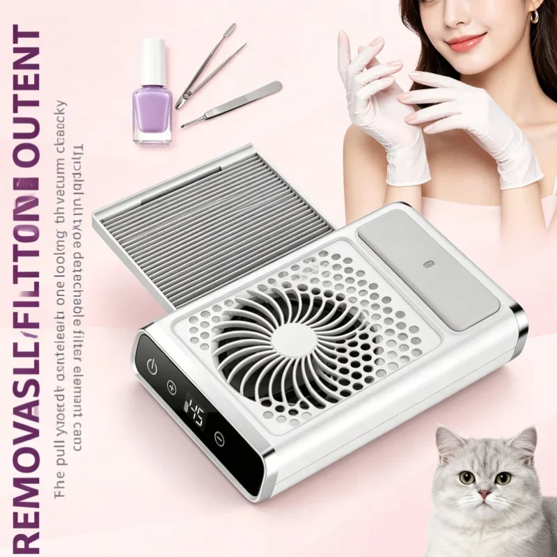 Manicure Equipment With Reusable Filter Powerful Adjustable Speed Nail Dust Extractor Professional Vacuum Collector
Manicure Equipment With Reusable Filter Powerful Adjustable Speed Nail Dust Extractor Professional Vacuum Collector