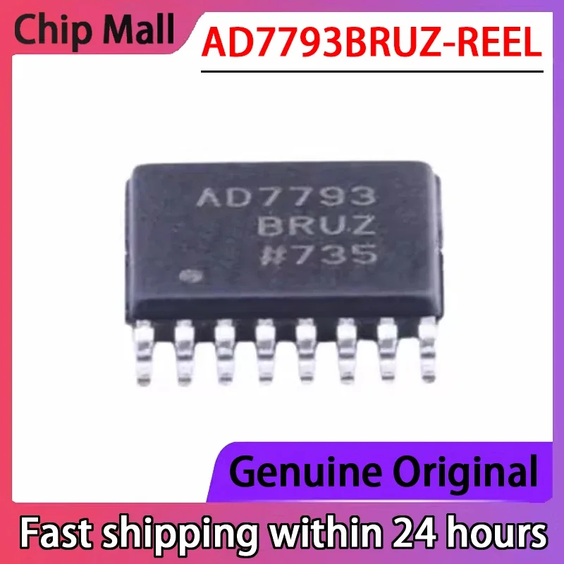 2 шт. новый оригинальный AD7793BRUZ-REEL AD7793 TSSOP-16 24-битный аналого-цифровой преобразователь на складе 
2 шт. новый оригинальный AD7793BRUZ-REEL AD7793 TSSOP-16 24-битный аналого-цифровой преобразователь на складе