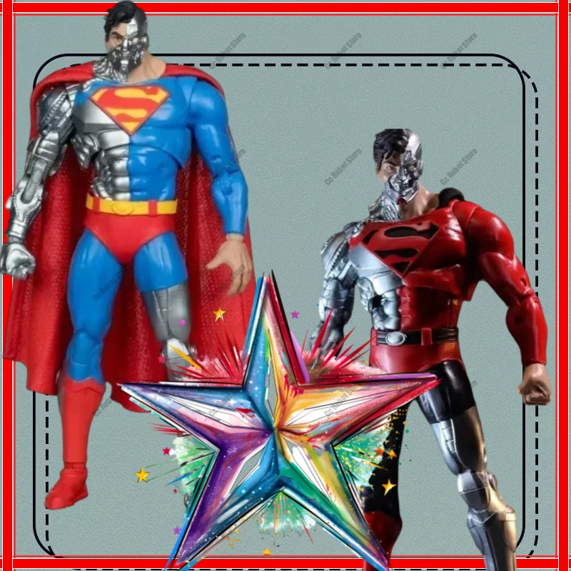 7-дюймовая аниме-фигурка постоянного тока Супермена CYBORG, экшн-фигурка, механическая модель комикса Супермена, Коллекционная игрушка
7-дюймовая аниме-фигурка постоянного тока Супермена CYBORG, экшн-фигурка, механическая модель комикса Супермена, Коллекционная игрушка
