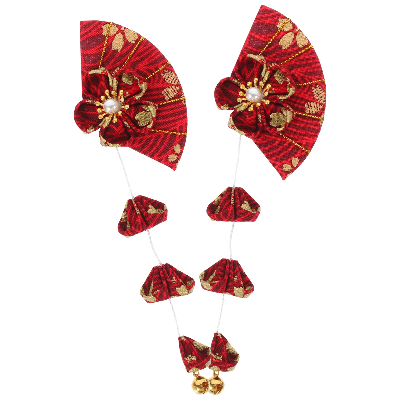 Cherry Blossom Hairpin Japanese Style Decorative Hairclip Delicate Kimono Accessories Barrette Bell Tassel Girls Flower Shape
Cherry Blossom Hairpin Japanese Style Decorative Hairclip Delicate Kimono Accessories Barrette Bell Tassel Girls Flower Shape