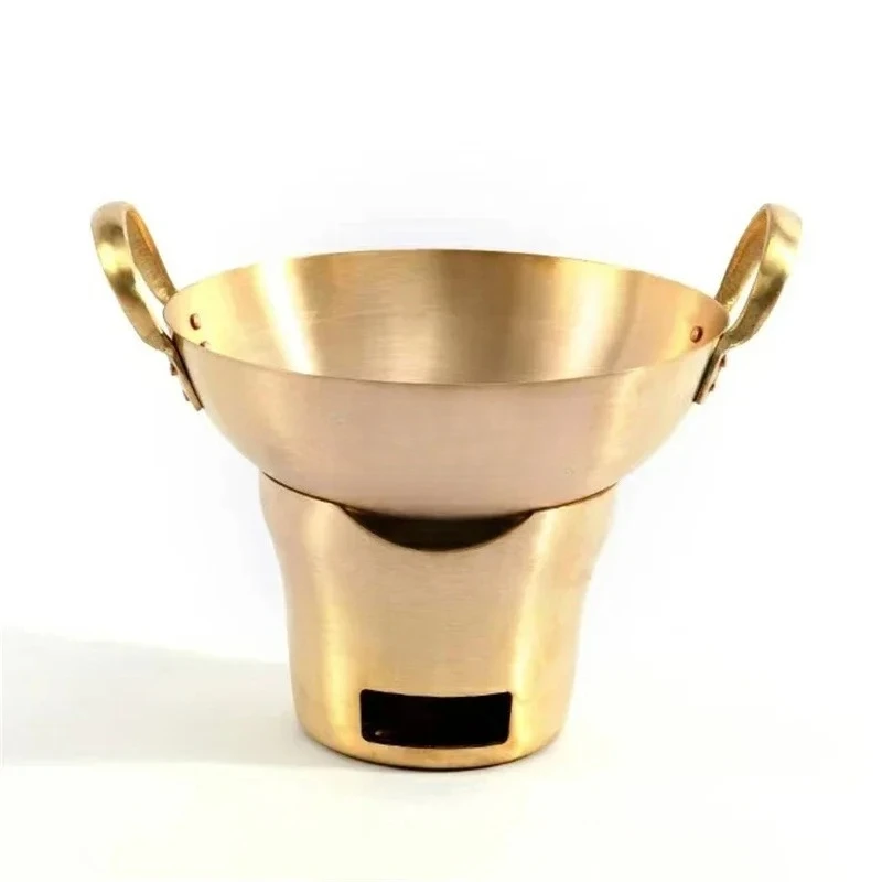 Curry pot hai tableware Southeast Asian style tableware copper Two ear pot Rice cooker Brass Thai Cuisine soup samall hot pot
Curry pot hai tableware Southeast Asian style tableware copper Two ear pot Rice cooker Brass Thai Cuisine soup samall hot pot