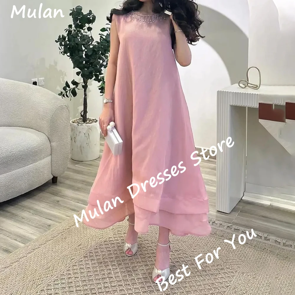Elegant Long Evening Dresses for Women O-Neck Sleeveless Tea-Length A-Line Special Events Prom Party Dress Wedding Maxi 2024
Elegant Long Evening Dresses for Women O-Neck Sleeveless Tea-Length A-Line Special Events Prom Party Dress Wedding Maxi 2024