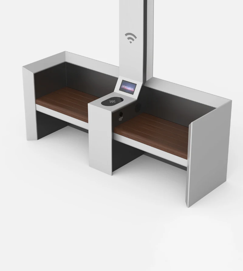 Modern Style Garden Intelligent Waiting Chair Solar Smart Bench
Modern Style Garden Intelligent Waiting Chair Solar Smart Bench