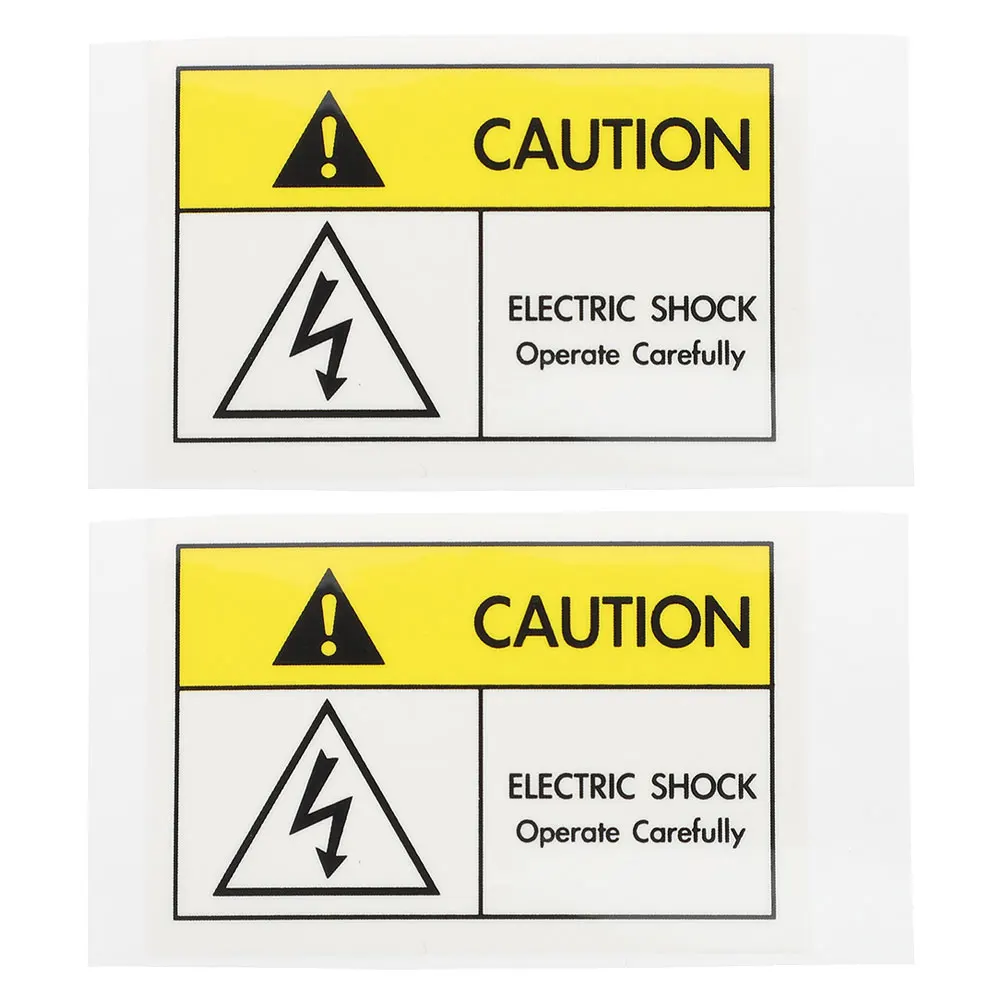 2 pcs Electric Shock Warning Sign Stickers Safety Reflective Shocks for Caution Industrial Equipment Labels Traffic
2 pcs Electric Shock Warning Sign Stickers Safety Reflective Shocks for Caution Industrial Equipment Labels Traffic