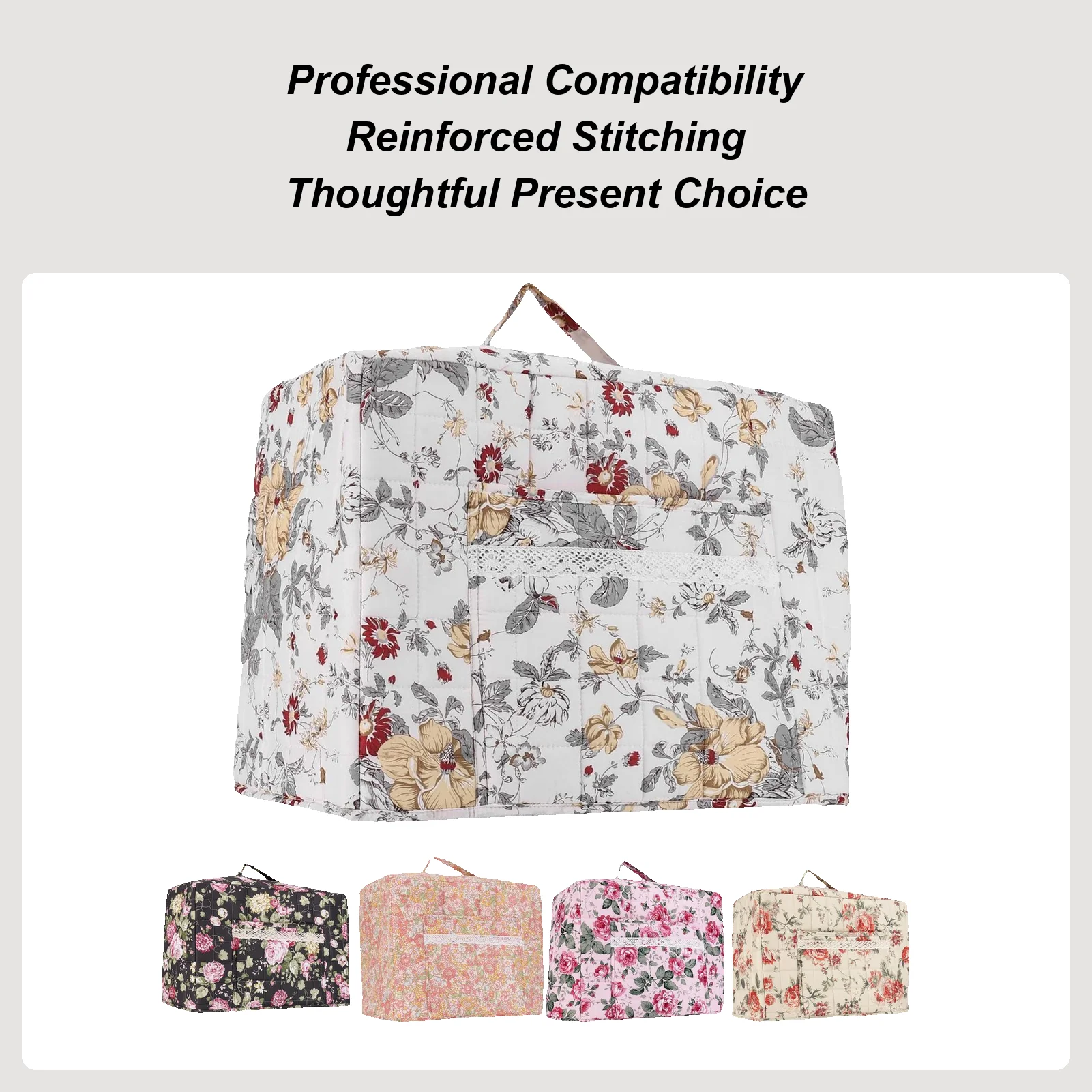 Чехол-сумка 2-в-1 для швейной машины: защитный чехол и корзина для хранения швейных принадлежностей в стиле бохо, стеганый.
Чехол-сумка 2-в-1 для швейной машины: защитный чехол и корзина для хранения швейных принадлежностей в стиле бохо, стеганый.