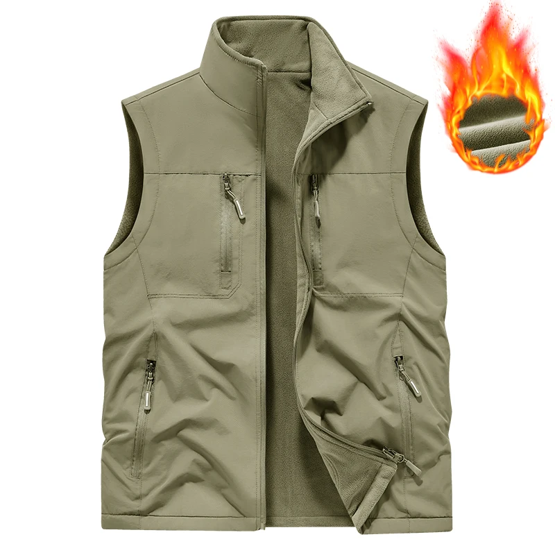 Men's Outdoor Plush Thick Double-sided Warm Vest for Spring and Autumn Hiking Camping Windproof Breathable and Warm Vest
Men's Outdoor Plush Thick Double-sided Warm Vest for Spring and Autumn Hiking Camping Windproof Breathable and Warm Vest