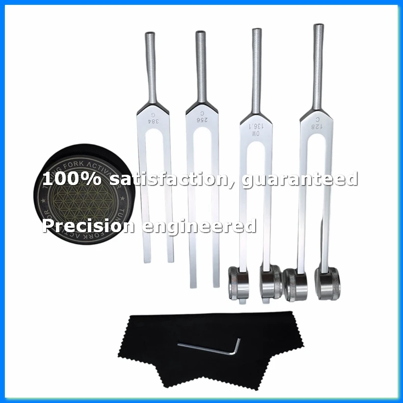Tuning Forks for Healing Set 128Hz, 136Hz, 256Hz, 384Hz & Hockey Puck Activator for Healing,Sound Therapy,Keep Body-ABYS
Tuning Forks for Healing Set 128Hz, 136Hz, 256Hz, 384Hz & Hockey Puck Activator for Healing,Sound Therapy,Keep Body-ABYS