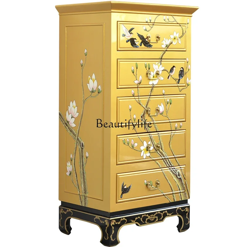 Original painted furniture New Chinese storage drawers Sofa corners Solid wood chest
Original painted furniture New Chinese storage drawers Sofa corners Solid wood chest