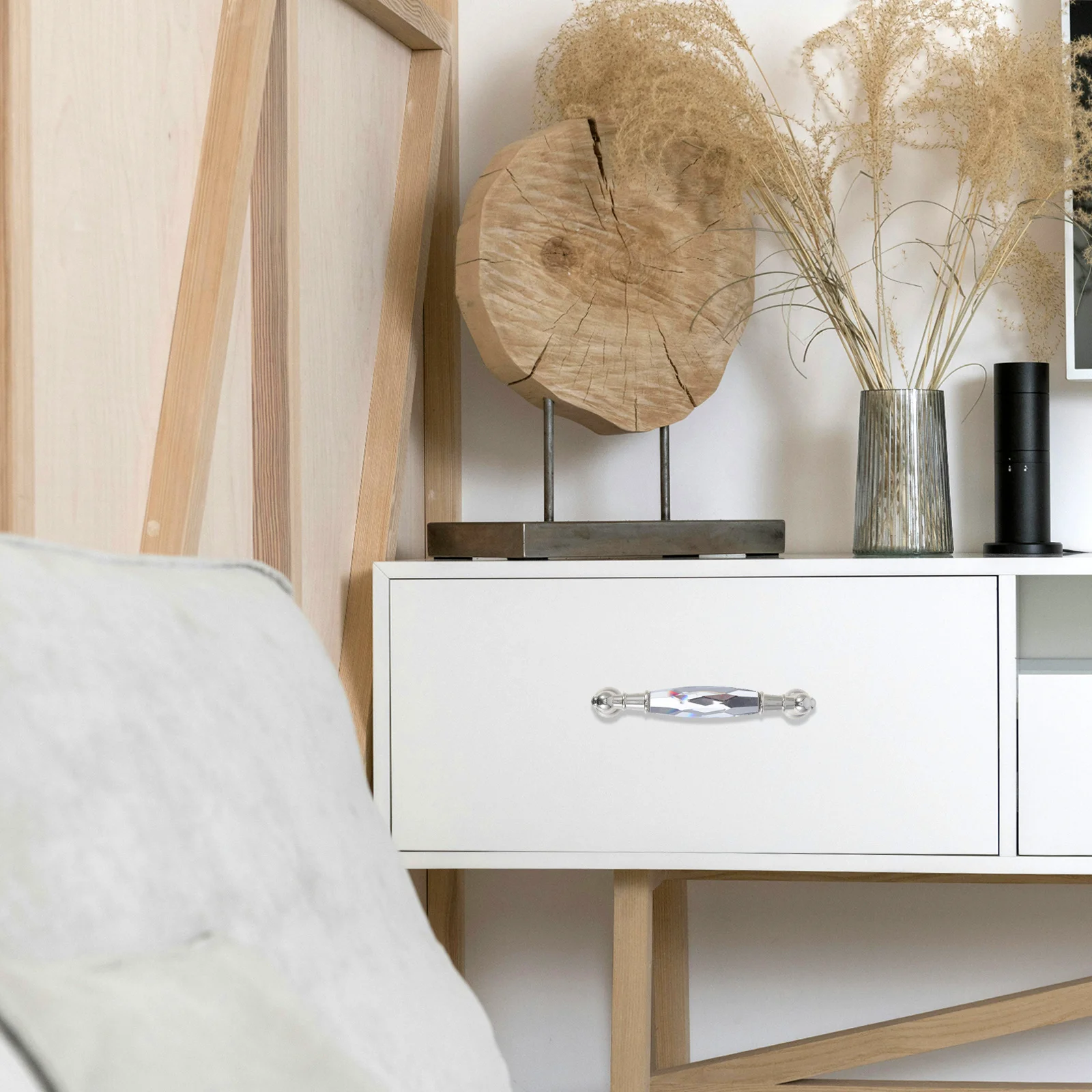 2Pcs Glass Drawer Knobs Clear Crystal Cabinet Handles Smooth Functionality Comfortable Grip Long Pulls for Dresser Cupboard
2Pcs Glass Drawer Knobs Clear Crystal Cabinet Handles Smooth Functionality Comfortable Grip Long Pulls for Dresser Cupboard