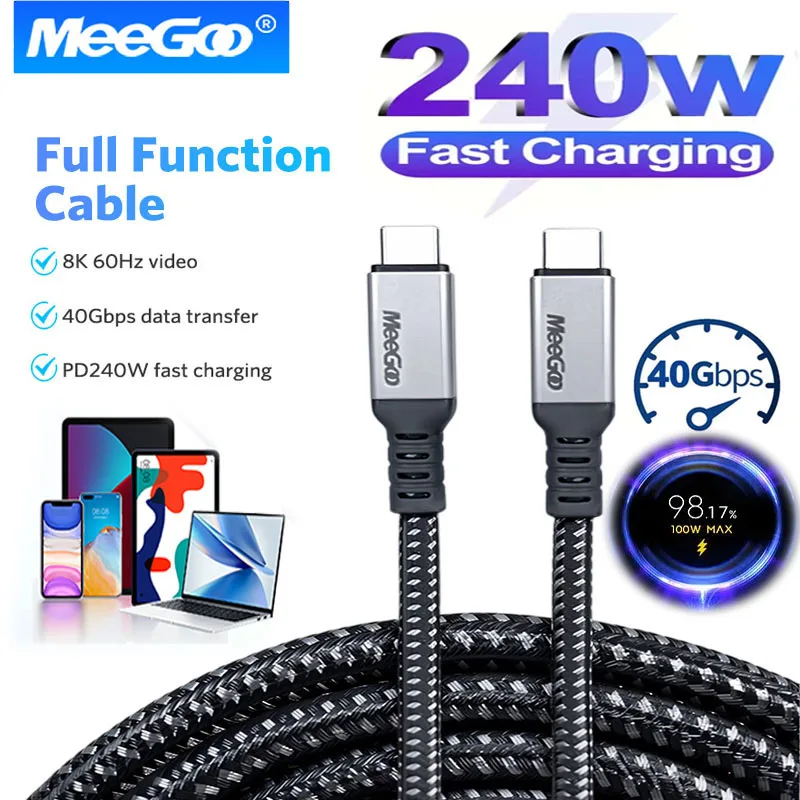 240W USB Type C Super Fast Charging Cable For iPhone Samsung Huawei Xiaomi LED Digital Display Nylon USB C Charger Data Cord
240W USB Type C Super Fast Charging Cable For iPhone Samsung Huawei Xiaomi LED Digital Display Nylon USB C Charger Data Cord