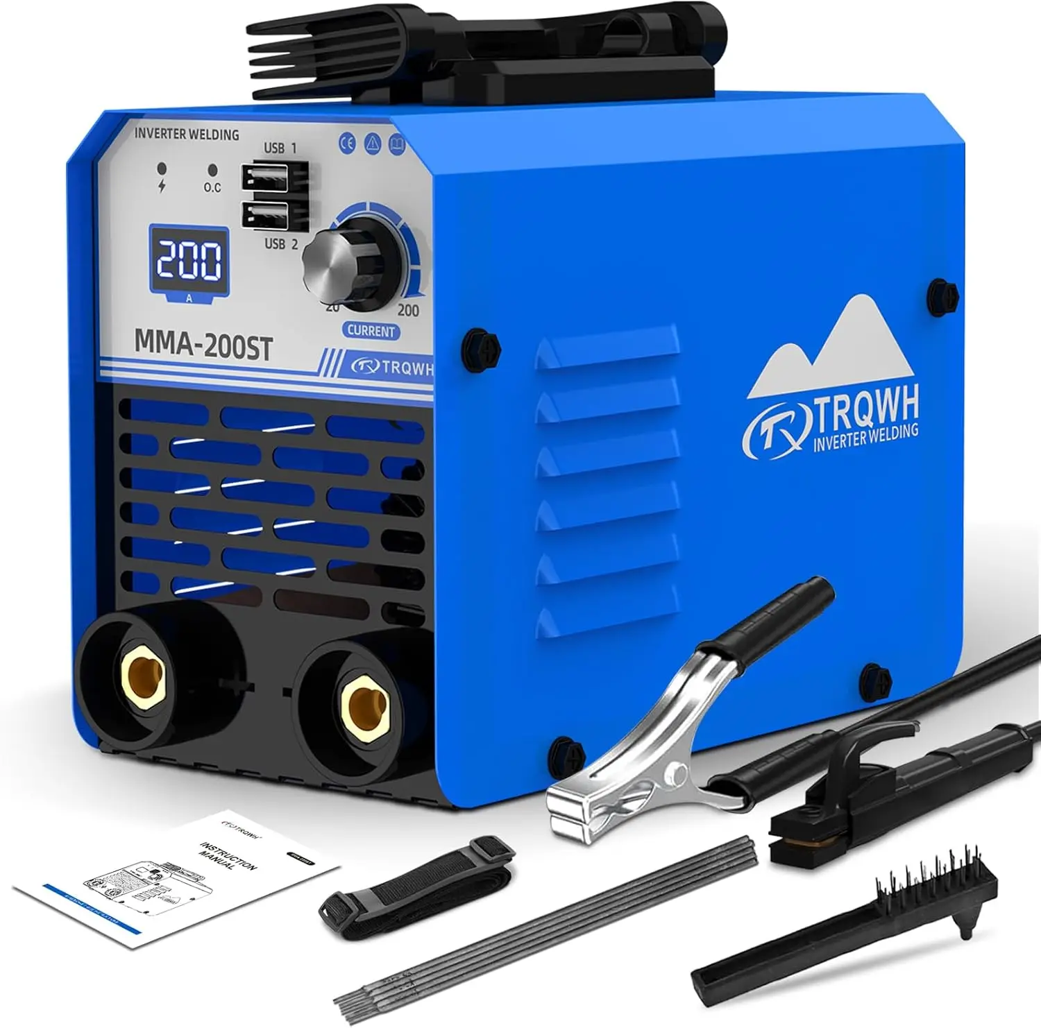 200A MMA Welding Machine 110V Stick Welder with IGBT Digital Display Hot Start for Beginners and Professionals
200A MMA Welding Machine 110V Stick Welder with IGBT Digital Display Hot Start for Beginners and Professionals