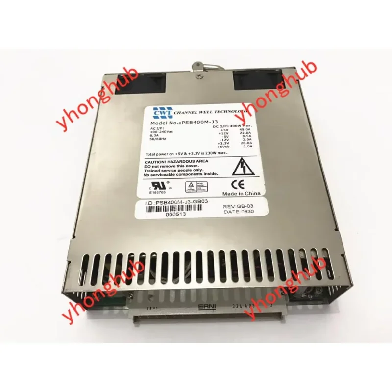 Блок питания CWT Channel Well Technology PSB400M-J3, 4000 Вт
Блок питания CWT Channel Well Technology PSB400M-J3, 4000 Вт