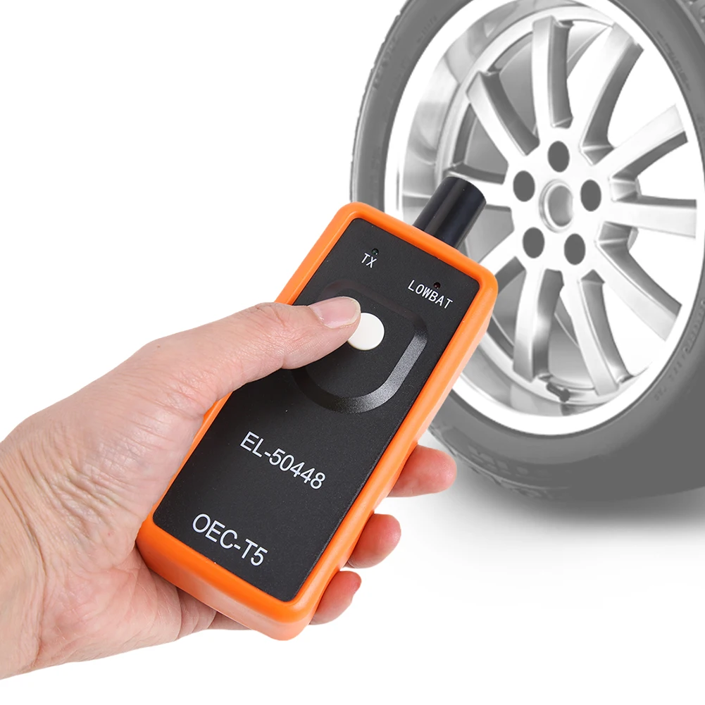 EL-50448 Automatic Tire Pressure Sensor Reusable Relearn Activation Tool Multi-Purpose Inspection Diagnostic Reset Tool
EL-50448 Automatic Tire Pressure Sensor Reusable Relearn Activation Tool Multi-Purpose Inspection Diagnostic Reset Tool