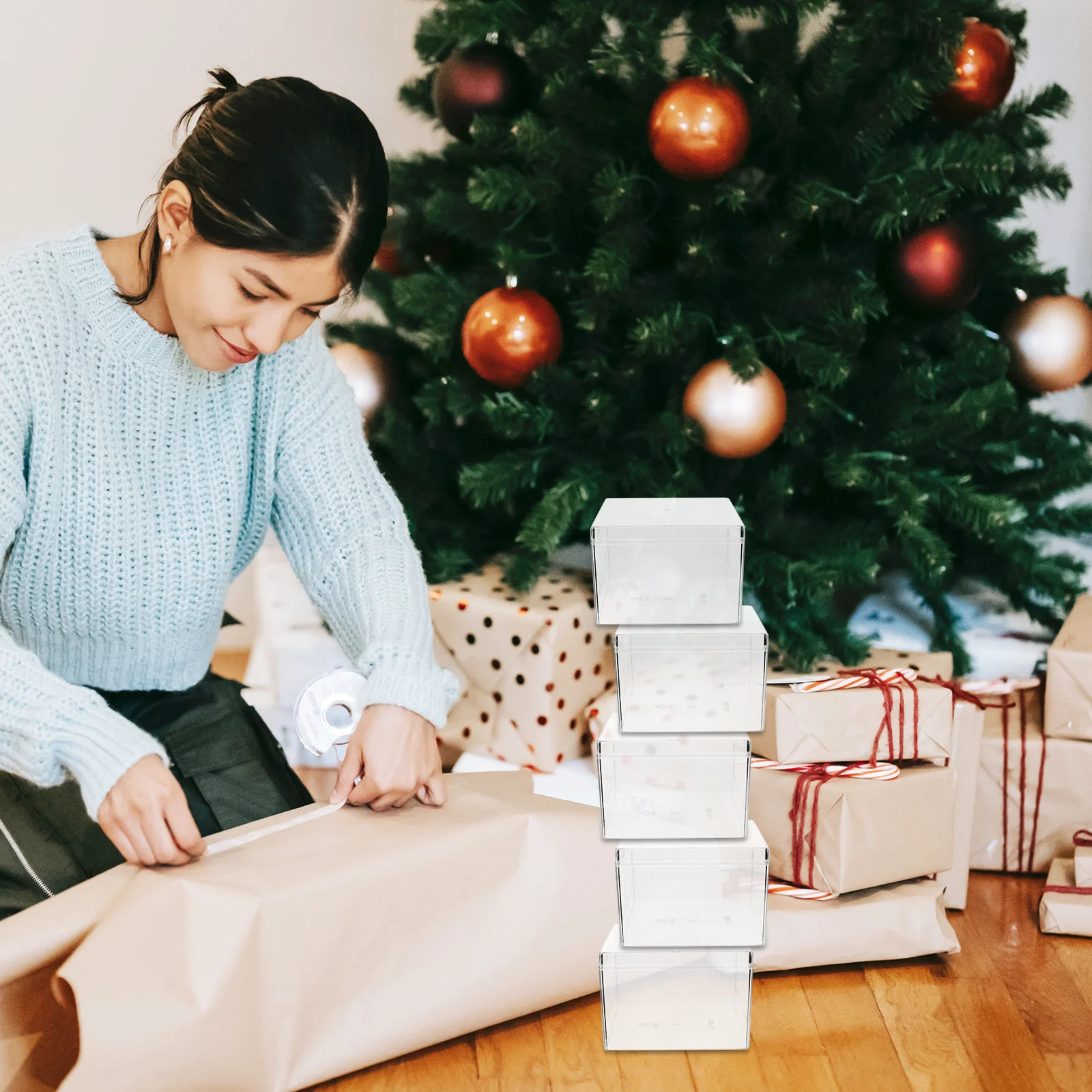 6Pcs Clear Tiramisu Boxes Portable Square Containers Healthy Safe Durable Storage for Desserts Bakery Use Cake Box
6Pcs Clear Tiramisu Boxes Portable Square Containers Healthy Safe Durable Storage for Desserts Bakery Use Cake Box