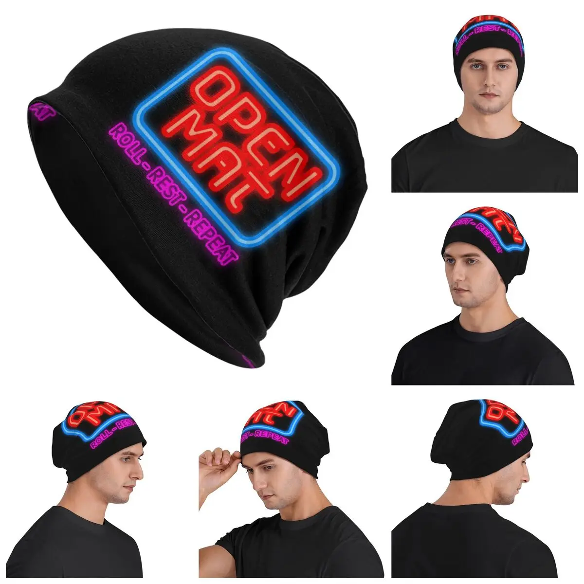 Open Mat - Jiu Jitsu Rolls Warm Knitted Cap Fashion Bonnet Hat Autumn Winter Outdoor Beanies Hats for Unisex Adult
Open Mat - Jiu Jitsu Rolls Warm Knitted Cap Fashion Bonnet Hat Autumn Winter Outdoor Beanies Hats for Unisex Adult