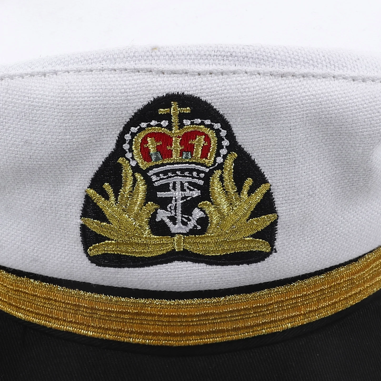 Captain Hat Embroidery Sailor Costume Cap Navy Marine Captain Cosplay Stage Party Sailor Hat Sailing Accessories 
Captain Hat Embroidery Sailor Costume Cap Navy Marine Captain Cosplay Stage Party Sailor Hat Sailing Accessories