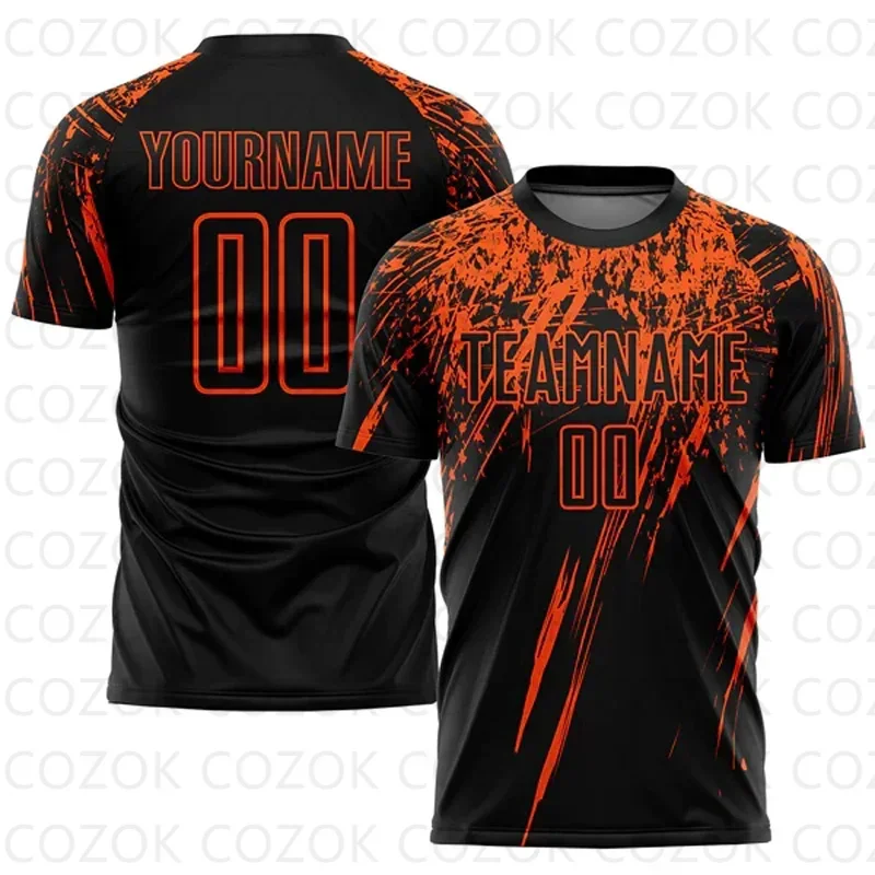 Customized Black Pattern Football Jerseys for Men Unisex Football Short Sleeves Athletic Tee Shirts
Customized Black Pattern Football Jerseys for Men Unisex Football Short Sleeves Athletic Tee Shirts