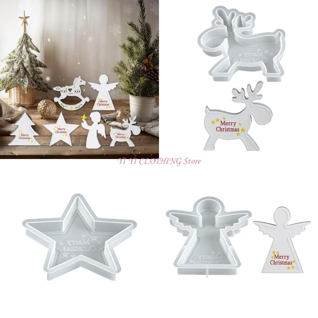 N5KF Ненапризмешающая силиконовая плесень Рождественская тематическая фигур
N5KF Ненапризмешающая силиконовая плесень Рождественская тематическая фигур