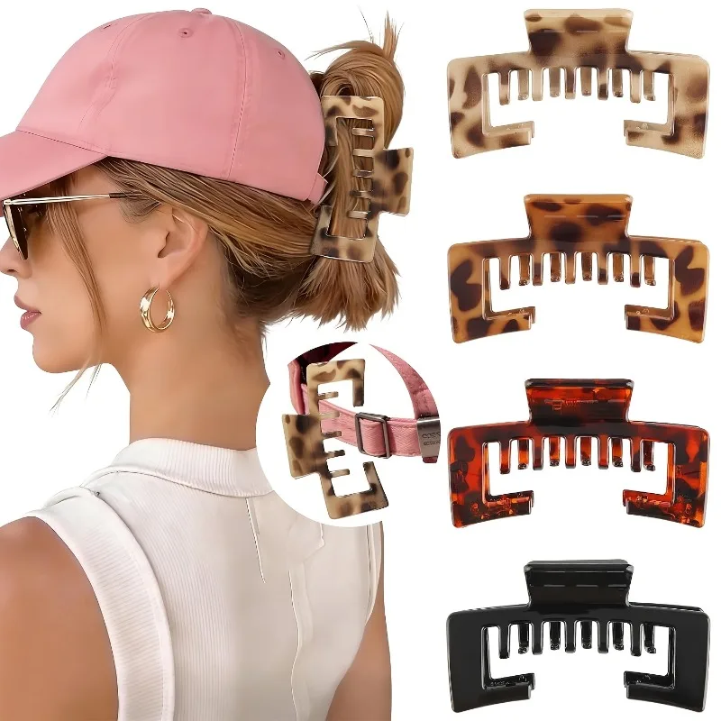2Pcs Women Baseball Cap Hair Clip Set, Ponytail Fixing Clip for Baseball Trucker Hat
2Pcs Women Baseball Cap Hair Clip Set, Ponytail Fixing Clip for Baseball Trucker Hat