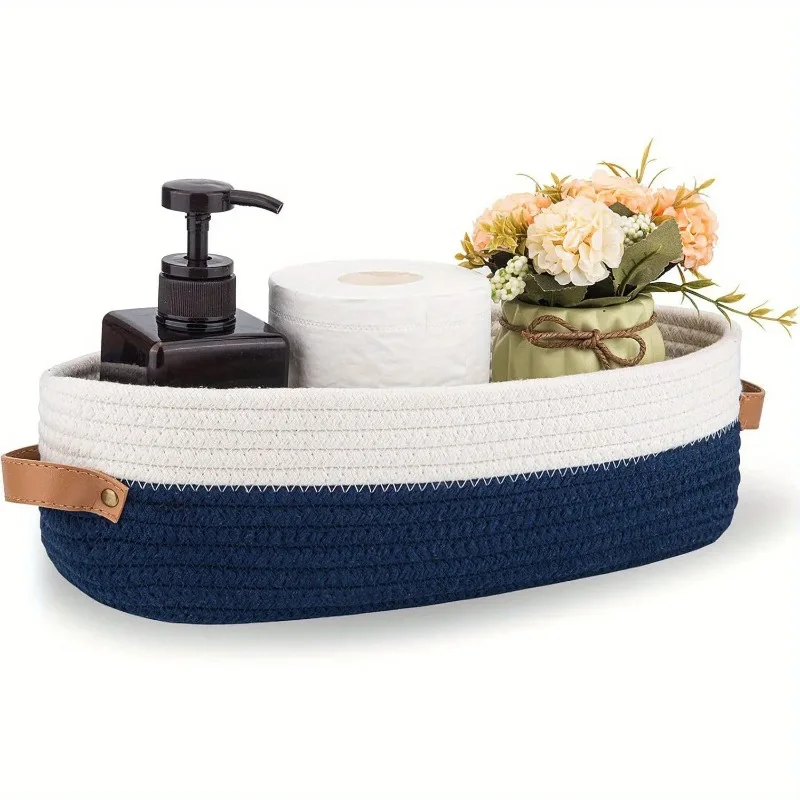 Oval Woven Bathroom Storage Basket, Multifunctional Desktop Organizer, Toilet Paper Holder, Toy Storage Basket
Oval Woven Bathroom Storage Basket, Multifunctional Desktop Organizer, Toilet Paper Holder, Toy Storage Basket