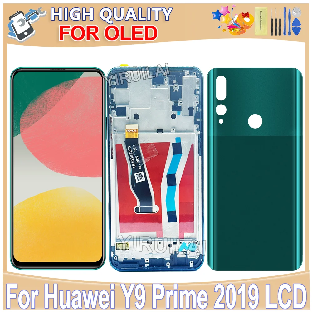 6.59''OLED For Huawei Y9 Prime 2019 LCD Touch Screen Digitizer Assembly For Huawei P Smart Z STK-LX1 LCD Screen Replacement
6.59''OLED For Huawei Y9 Prime 2019 LCD Touch Screen Digitizer Assembly For Huawei P Smart Z STK-LX1 LCD Screen Replacement