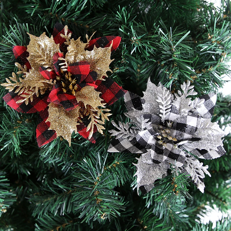 14cm DIY Artificial Christmas Flowers Glitter Fake Flowers Merry Christmas Tree Decorations For Home 2022 Gifts Xmas Ornaments
14cm DIY Artificial Christmas Flowers Glitter Fake Flowers Merry Christmas Tree Decorations For Home 2022 Gifts Xmas Ornaments