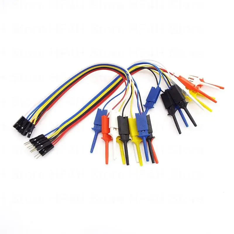 10PIN test Hook lead Clip Line Kit Logic Analyzer Cable Alligator Clip Gripper Probe For Arduino Raspberry Pi Connection 25cm B4
10PIN test Hook lead Clip Line Kit Logic Analyzer Cable Alligator Clip Gripper Probe For Arduino Raspberry Pi Connection 25cm B4