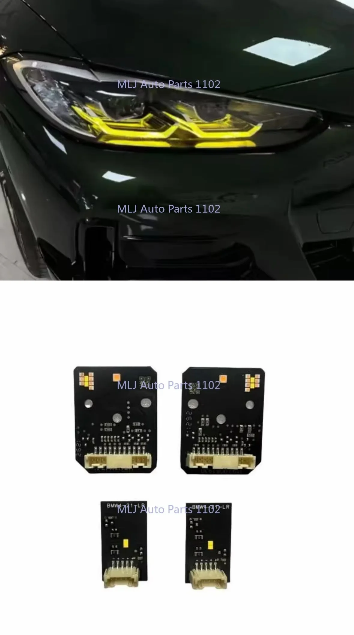 63119851049 63119851050 Headlight DRL Module LED Module Yellow Color For BMW M4 G22 G23 G26 G80 G82 G83 2021 2022 2023 
63119851049 63119851050 Headlight DRL Module LED Module Yellow Color For BMW M4 G22 G23 G26 G80 G82 G83 2021 2022 2023