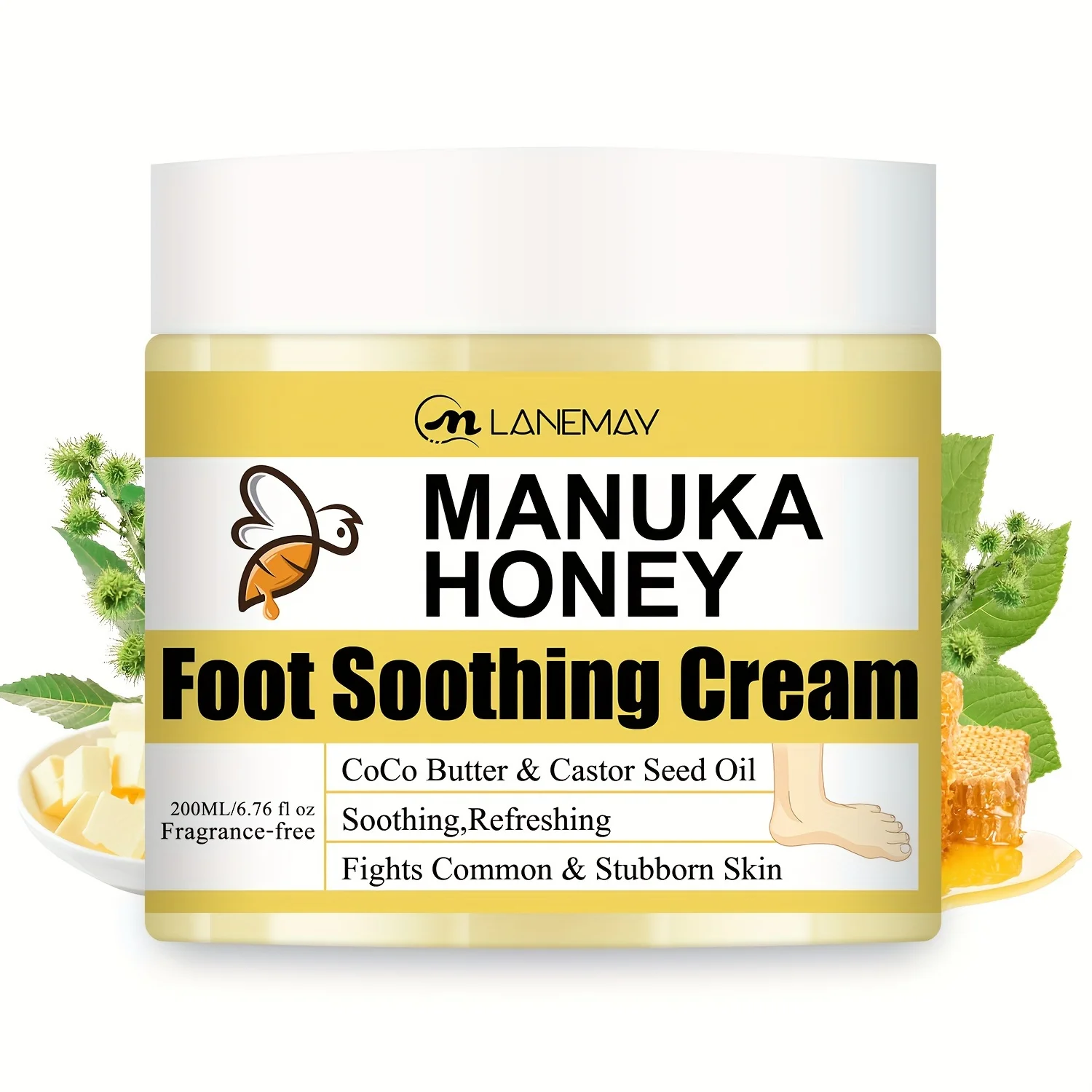 Крем для ног Manuka Honey & Aloe — успокаивающий увлажняющий крем для сухой, потрескавшейся кожи на ногах, коленах, локтях и пятках — обогащенный витамин Е
Крем для ног Manuka Honey & Aloe — успокаивающий увлажняющий крем для сухой, потрескавшейся кожи на ногах, коленах, локтях и пятках — обогащенный витамин Е