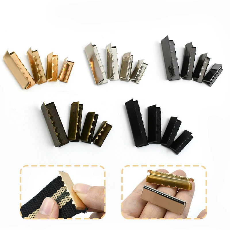 50Pcs Meetee 20-38mm Metal Tail Clip Buckle for Handbag Belt Zipper Pant End Stopper Leather Webbing Cord Lock Clasp Accessories
50Pcs Meetee 20-38mm Metal Tail Clip Buckle for Handbag Belt Zipper Pant End Stopper Leather Webbing Cord Lock Clasp Accessories