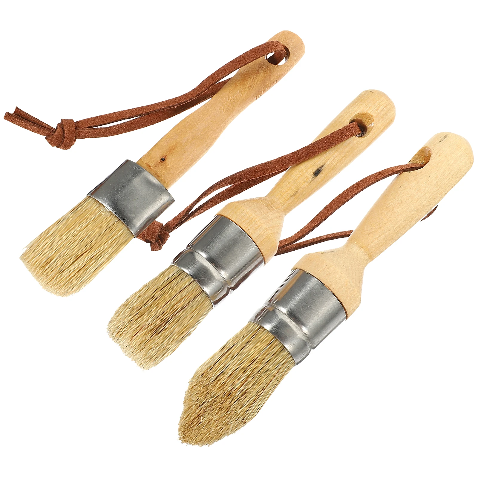 3 Pcs Paint Brush Bristle Small for Round Painting Brushes Wood Craft Bulk Large Thick Stain
3 Pcs Paint Brush Bristle Small for Round Painting Brushes Wood Craft Bulk Large Thick Stain