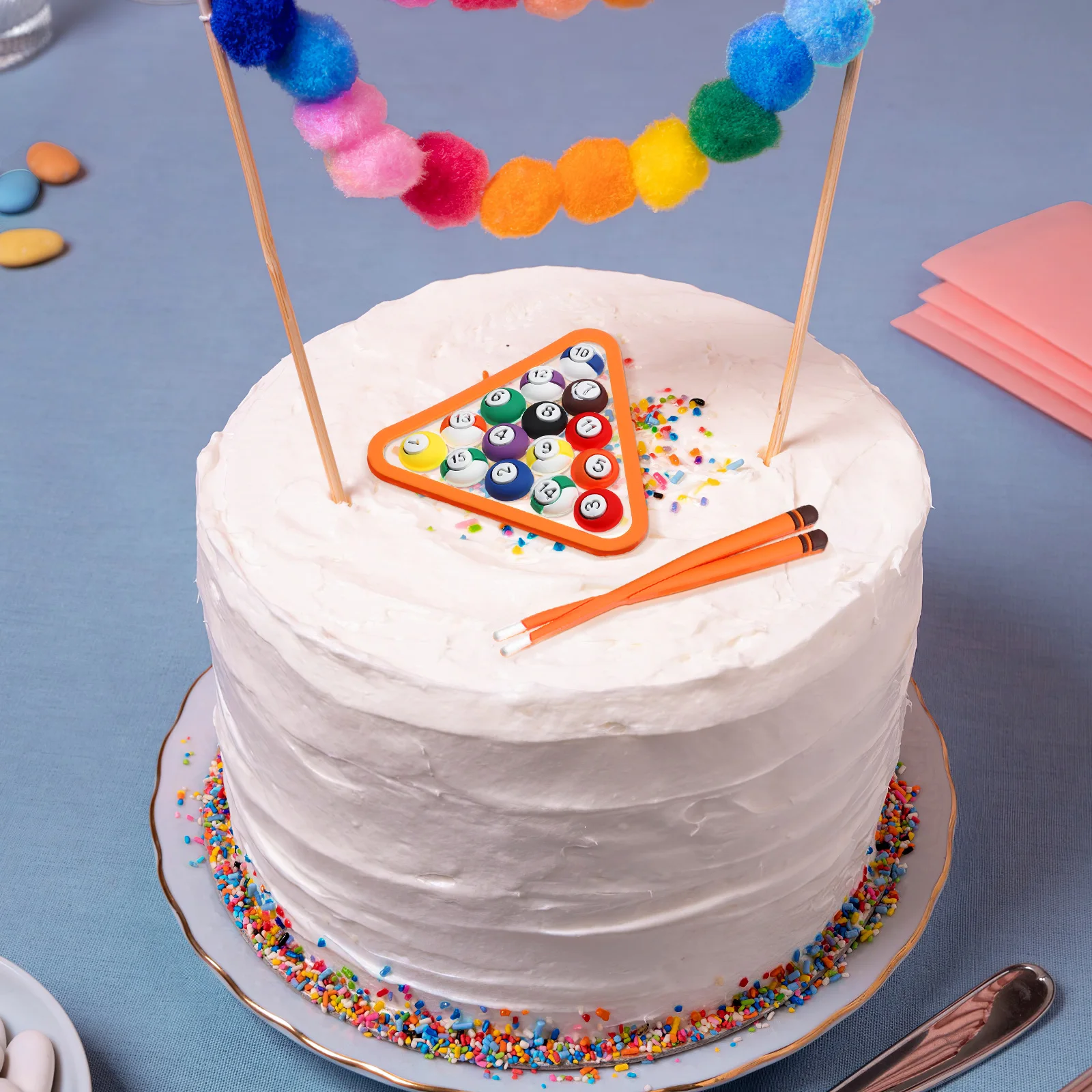 2set Billiards Cake Decor Flexible Glue Mini Theme nament Baking Adornments Birthday Wedding Party DIY Safe Home Bakery
2set Billiards Cake Decor Flexible Glue Mini Theme nament Baking Adornments Birthday Wedding Party DIY Safe Home Bakery