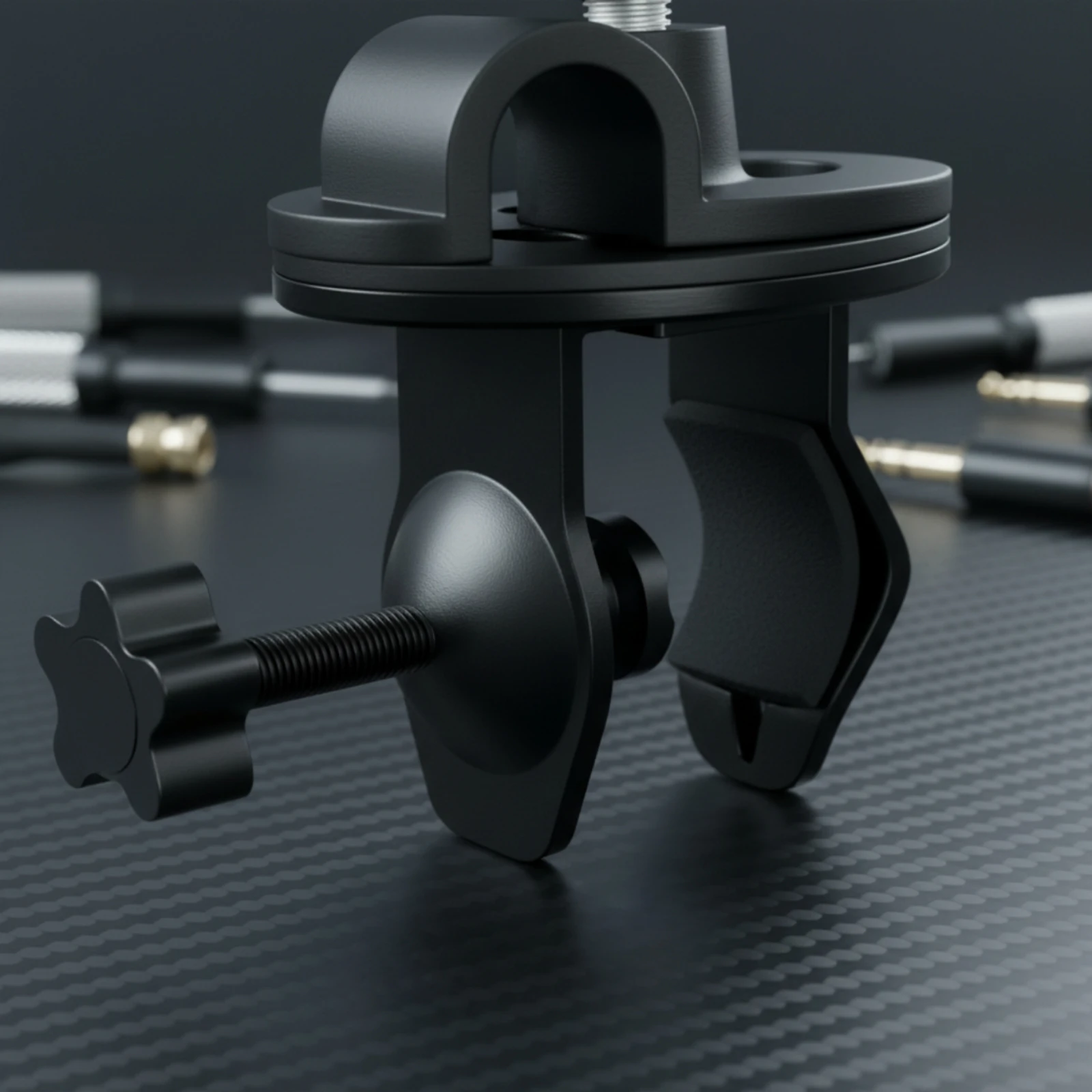 Audio Pickup Clamp Coil-Loaded Desk Clamp Phone Mount Holder Textured Grip Mounting Accessory Matte Black for Round Tube
Audio Pickup Clamp Coil-Loaded Desk Clamp Phone Mount Holder Textured Grip Mounting Accessory Matte Black for Round Tube