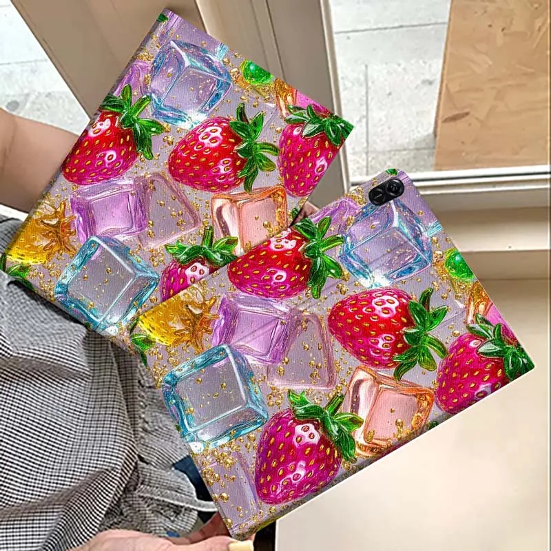 Creative Strawberry Pattern Cover For Huawei MatePad M5 T5 SE 11 Pro Honor Tab 5 V7 V8 X9 GT 10.1 10.8 Inch Tablet Case
Creative Strawberry Pattern Cover For Huawei MatePad M5 T5 SE 11 Pro Honor Tab 5 V7 V8 X9 GT 10.1 10.8 Inch Tablet Case