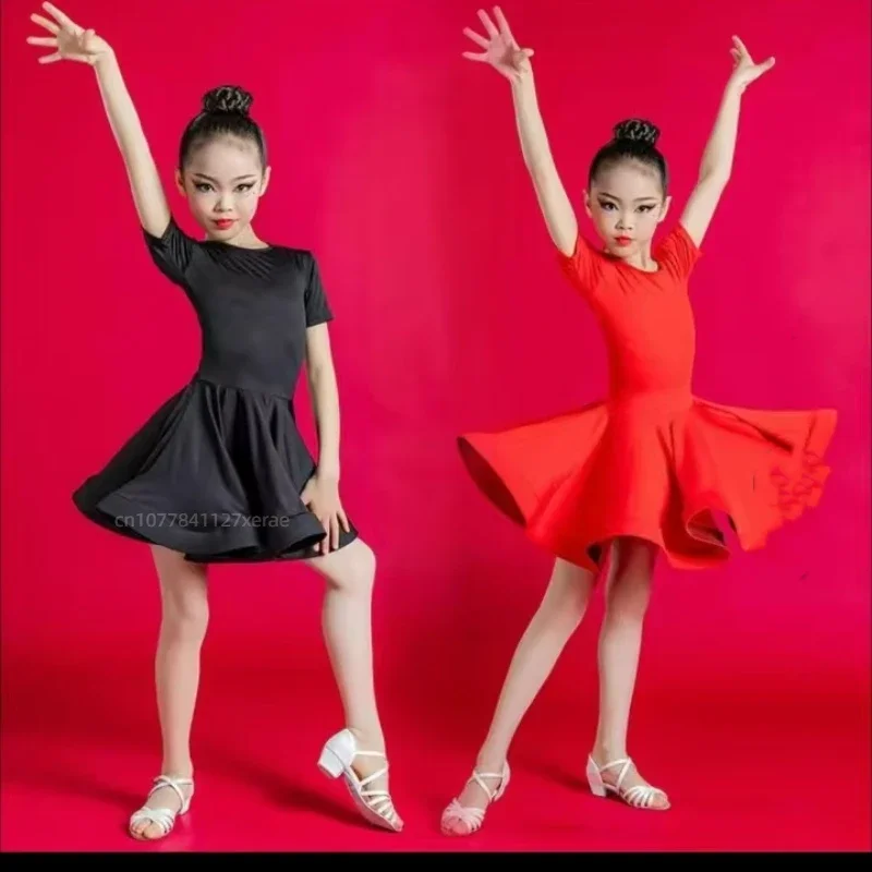 Latin Performance CostumeChildren's Latin Dance Practice Suit, Girls' Summer and Autumn Short-sleeve One-piece Dress
Latin Performance CostumeChildren's Latin Dance Practice Suit, Girls' Summer and Autumn Short-sleeve One-piece Dress