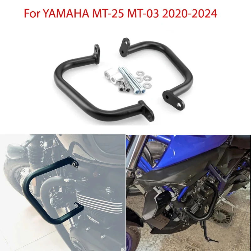 Accessories Crash bars For YAMAHA MT-25 MT-03 2020-2024 Motorcycle Bumper Engine Guard Crash Bar Body Frame Protector
Accessories Crash bars For YAMAHA MT-25 MT-03 2020-2024 Motorcycle Bumper Engine Guard Crash Bar Body Frame Protector
