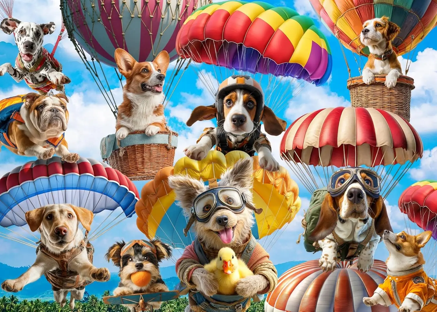 Hot Air Balloon Adventure Dogs Wooden Jigsaw Puzzle 300 500 Pieces Parents Child Interactive Game Room Wall Decor Birthday Gift
Hot Air Balloon Adventure Dogs Wooden Jigsaw Puzzle 300 500 Pieces Parents Child Interactive Game Room Wall Decor Birthday Gift